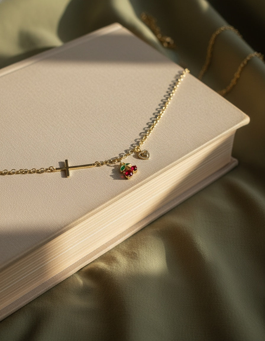 Sweetheart Charm Bible Chain